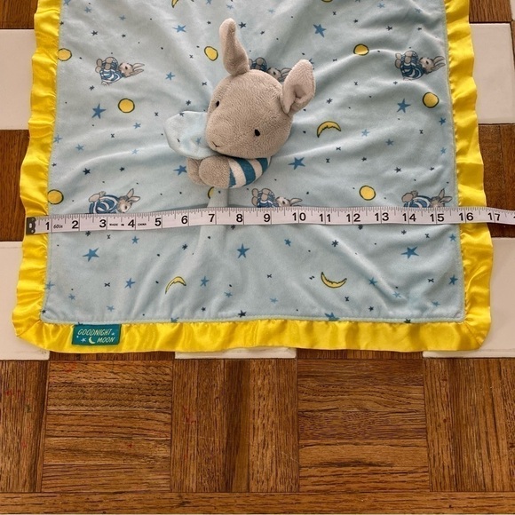 Goodnight Moon Bunny Rabbit Plush Lovey Security Blanket - Picture 11 of 12